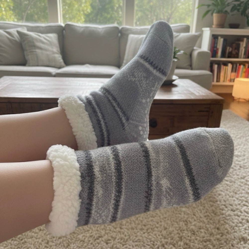 NWT Muk Luks Women's Shortie Cabin Socks - Size Xl